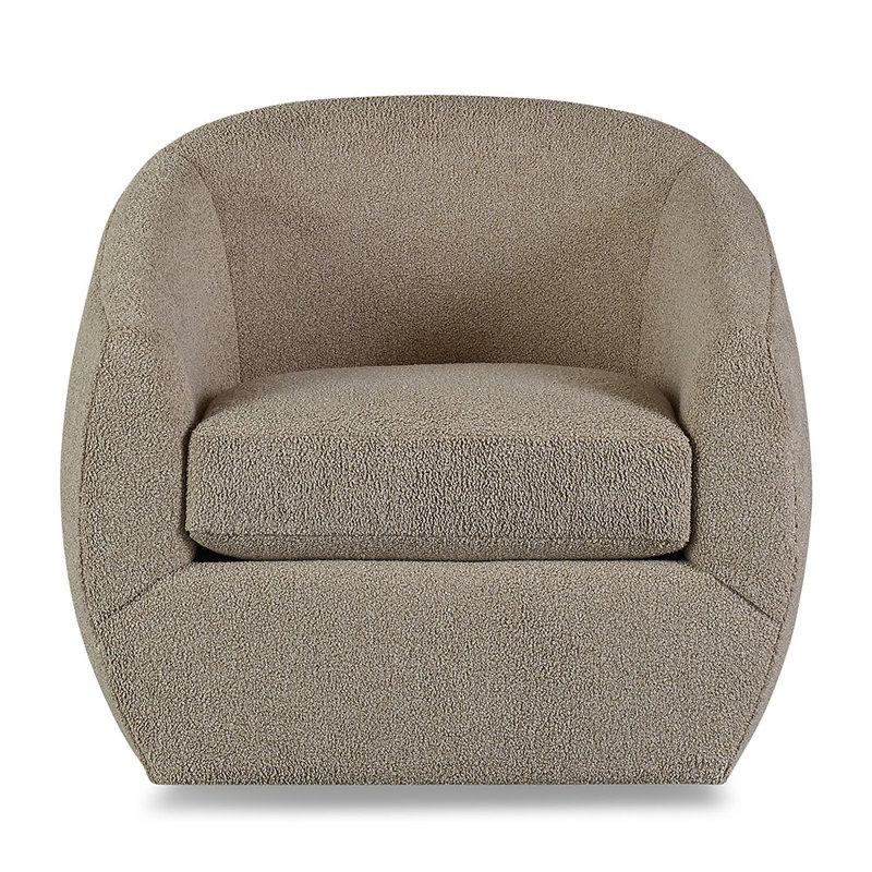 Kylie Swivel Barrel Chair, Pumice