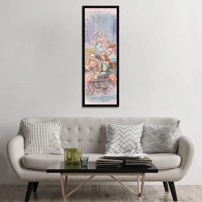 Ste-Anne Mermaid Chamber Ensemble I (Feat. Patron The Dog) by Anastasia Tsai - Panoramic Gallery-Wrapped Canvas Giclée on Canvas