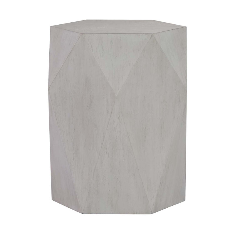 Hanniel End Table, Antique White Finish, Antique White