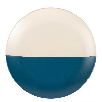 Nicola Spring - Dipped Flecked Stoneware Plate - 20.5cm