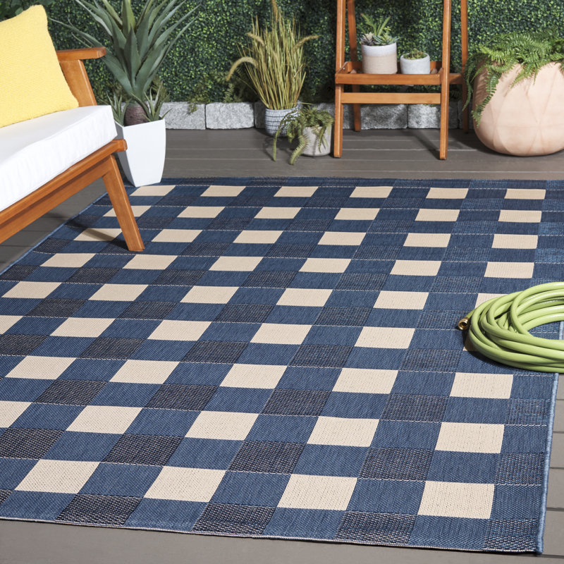 Tapis intérieur / extérieur Courtyard 6443, Rectangle 5 pi 3 po x 7 pi 6 po