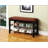 Wood Shoe Bench with Chocolate Microfiber Seat
