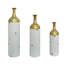 Ensemble de 3 vases décoratifs en métal