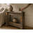 26" Reclaimed Wood Accent Table | Narrow End Table | Solid Wood Side Table (Natural)-1043135848