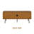  NTC Mossic TV Media Cabinet, Entertainment Center with Natural Rattan, Metal Legs, Modern Storage Console for Living Room and Bedroom, Effortless Assembly-1311648043-1339120933