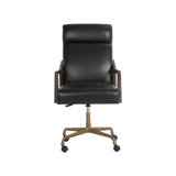 Collin Leather Swivel Office Chair