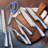 Orion Blue 14 Piece Cutlery Block Set