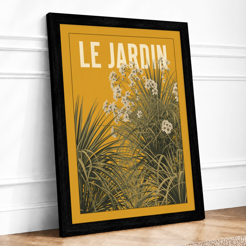 Le Jardin Botanical - Print, Black, A3 - 42.0 x 29.7 cm