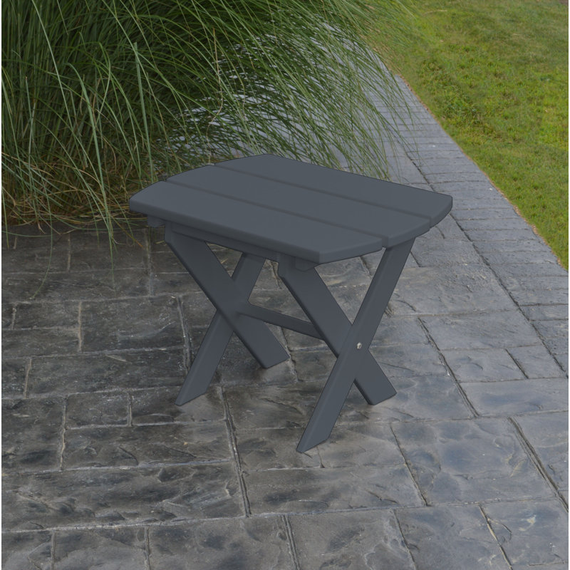 Table d'appoint pliante Anika, Gris foncé