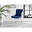 Illman Luxury Velvet Upholstered Dining Chair - Elegant Modern Deco Style-392296225-392296224