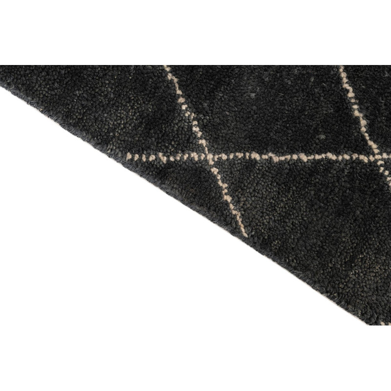 Tapis de couloir noir Howard