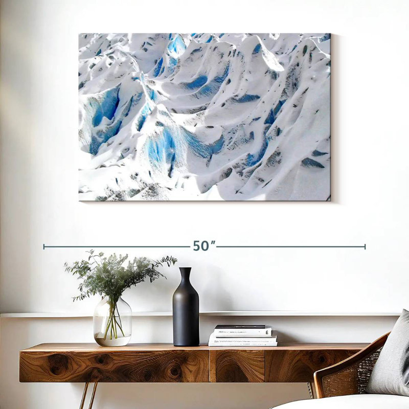 Alvord Snowy Perito Moreno Glacier, 26" H x 39" W