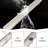 Long Rectangular Linear Shower Drain With Square Pattern Drain Cover And Hair Catcher,Stainless Steel,Brushed Nickel
