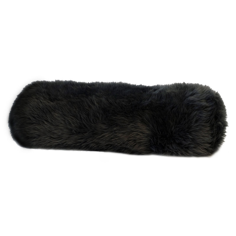 Coussin en fibre de mouton avec traversin en fibre de laine L 30 po, Acier