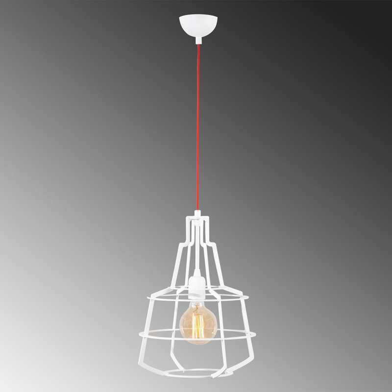 Luminaire suspendu géométrique à 1 lumière Crowland