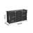 American Vintage Industrial Iron Storage Cabinet