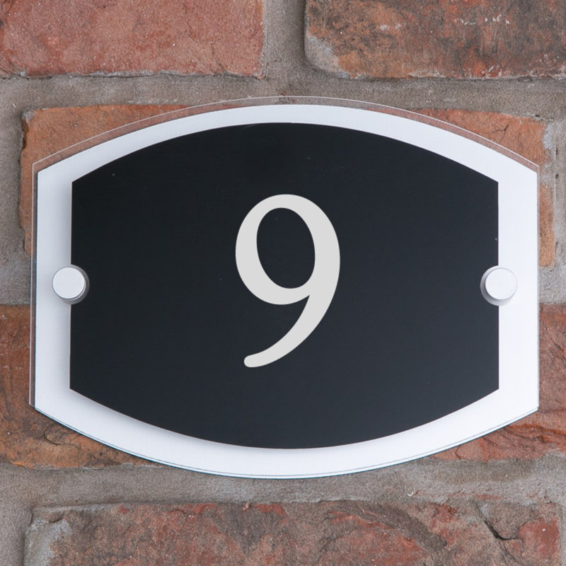 Sigfried 15cm H Plastic House Number, 9