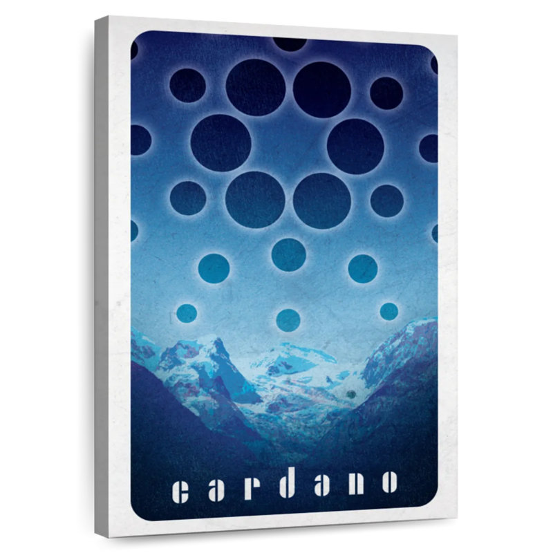 Logo Tergel Crypto-monnaie Cardano IV, H 24 po x l 16 po