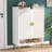 Shoe Cabinet with Adjustable Shelves and Doors-1240192719