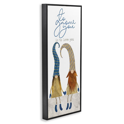 To Gnome You Classic Phrase Pun Giclee Art by Marla Rae