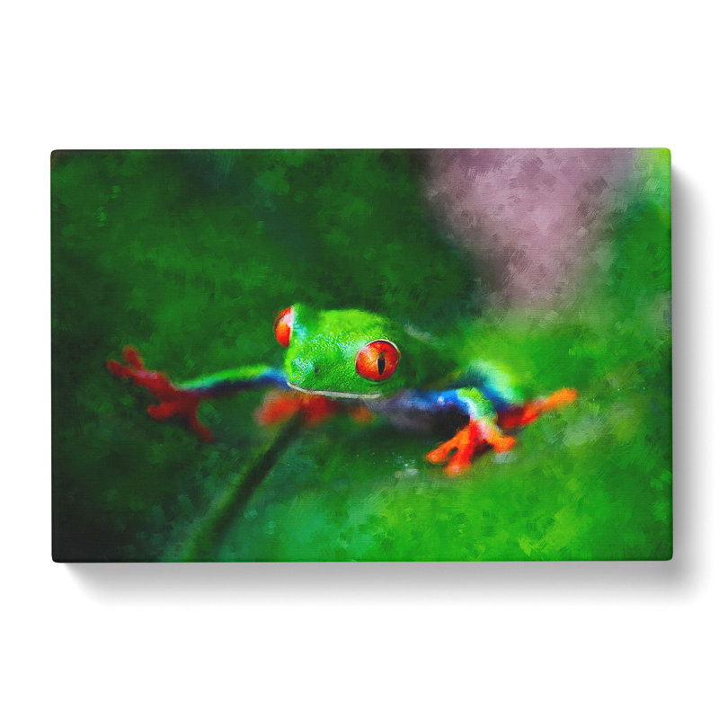 Tree Frog Vol.1 - Wrapped Canvas Print, 50cm H x 76cm W x 3cm D