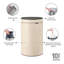 Poubelle à couvercle tactile 10,6 gallons (40 litres)-87784209