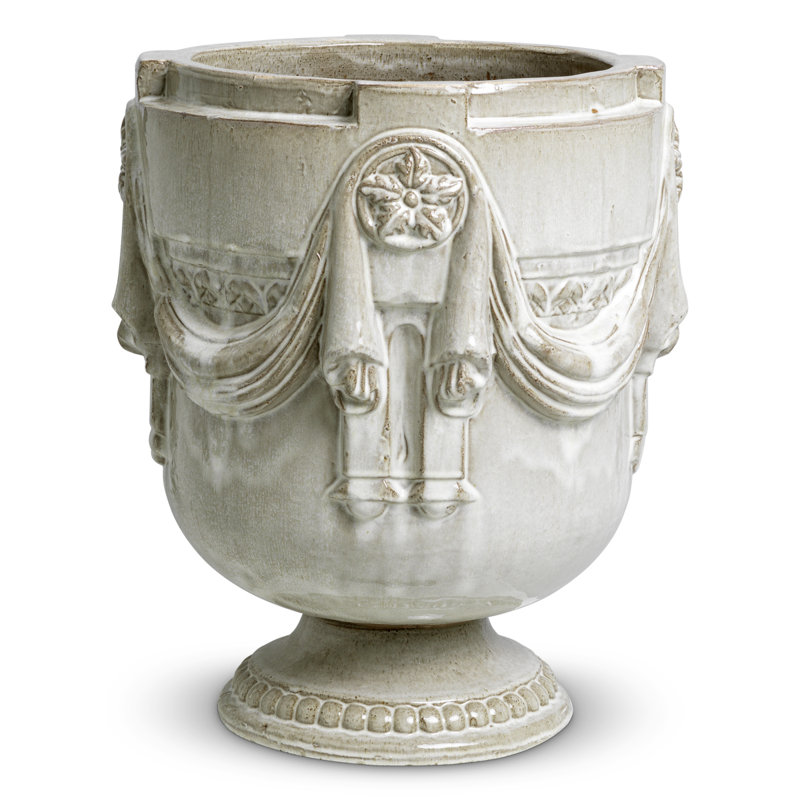Outdoor Planter Chandler Light Grey Finish