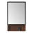 Strobel 21'' W 33'' H Surface Framed Medicine Cabinet Mirror 3 Adjustable-482979340