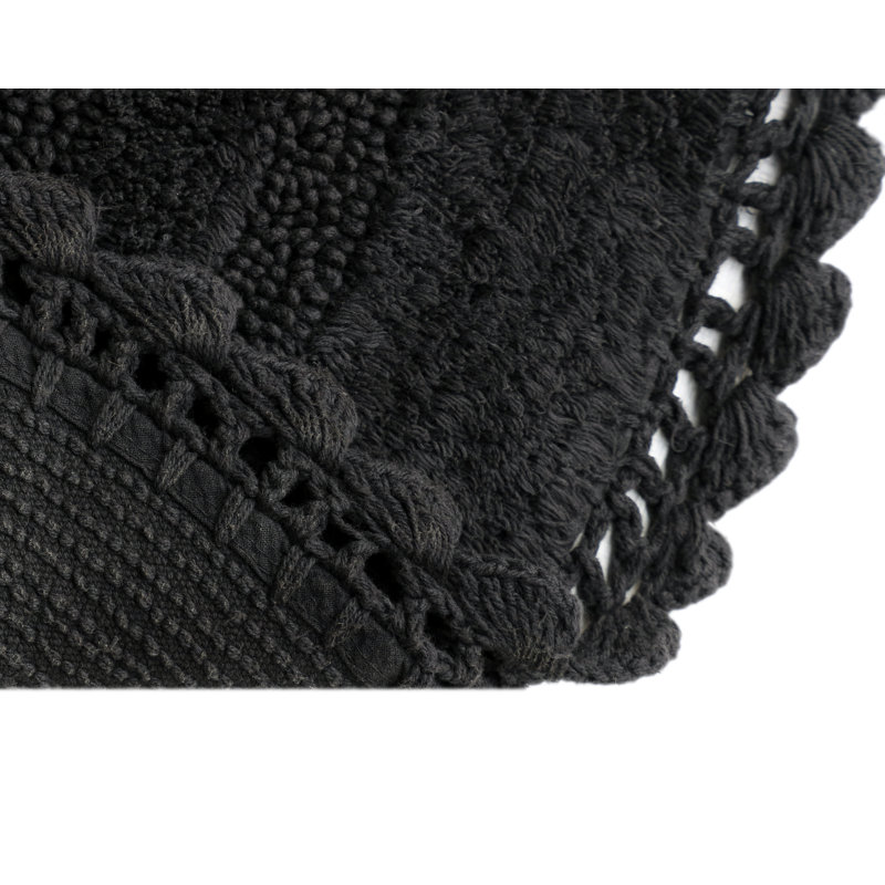 Tapis pour salle de bain Akifumi, Noir