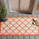 Bordeaux Geometric Beige/Orange Indoor/Outdoor Area Rug