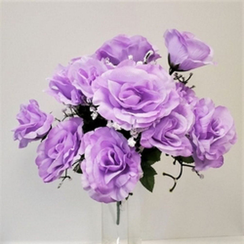 Roses et tiges, Lilas
