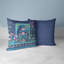 Housse et insert de coussin intérieur / extérieur en polyester Mughal Paradise-2020395529-2020395537