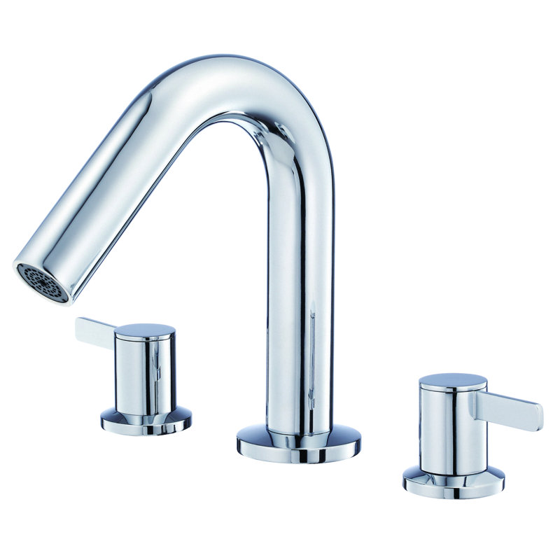 Amalfi Double Handle Deck Mounted Roman Tub Faucet, Chrome