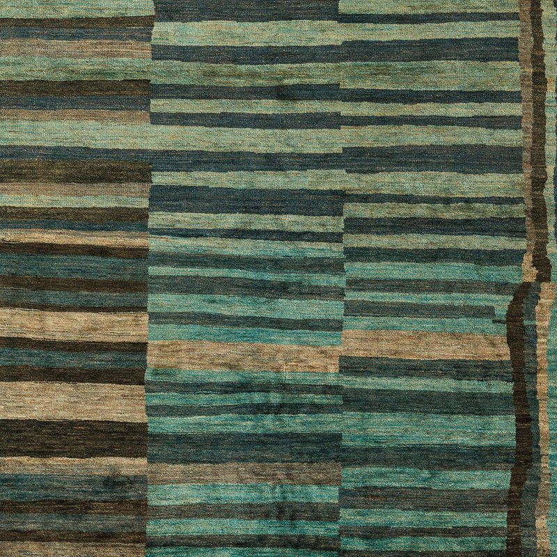Abstract Indoor Rug, Square 3'