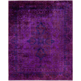 Overdyed One-of-a-Kind 8' 1" X 9' 10" Hand Knotted Area Rug