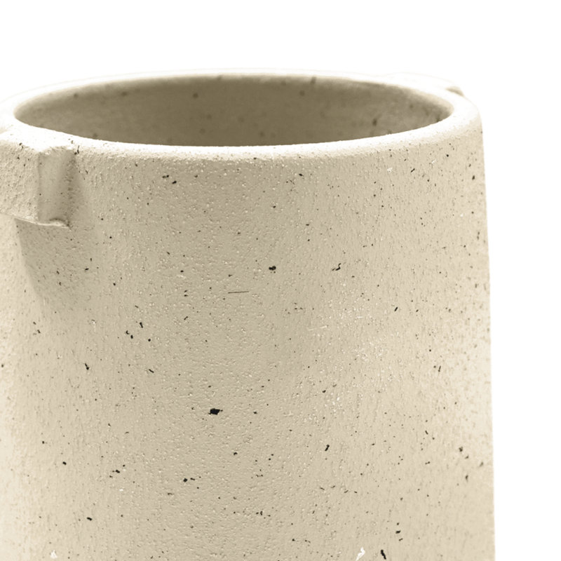 Aurora Terrazzo Handle Vase, Oat