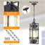 Luminaire suspendu extérieur pour l'extérieur