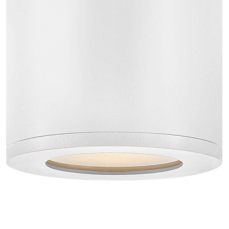 Plafonnier encastré d'extérieur 1 ampoule Brissia, Blanc satiné