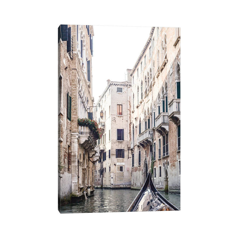 Venice View III - Print on Canvas, 45.72cm H x 30.48cm W x 1.91cm D, Wrapped Canvas