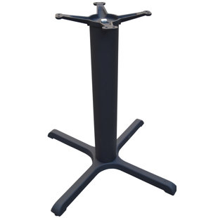 Base de table à piédestal en fonte 30 po x 30 po avec colonne de 4 po
