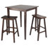 Sova Walnut Four Leg Dining Set