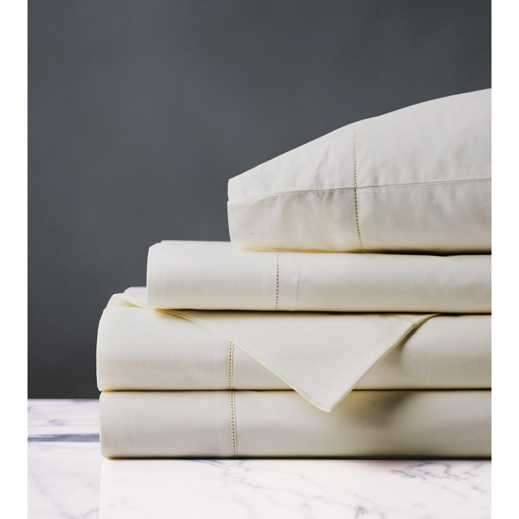 Gianna Egyptian Cotton Percale Solid Colour Sheet Set