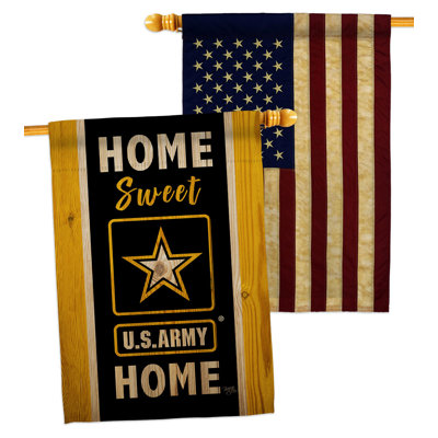 Double Sided 40'' H x 28'' W Polyester House Flag