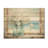 Blue Window Beachfront View Blooms I - Coastal Windows On Wood Print-23098897