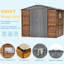 Rangement de jardin 6 * 8 pi - Installation facile et rapide