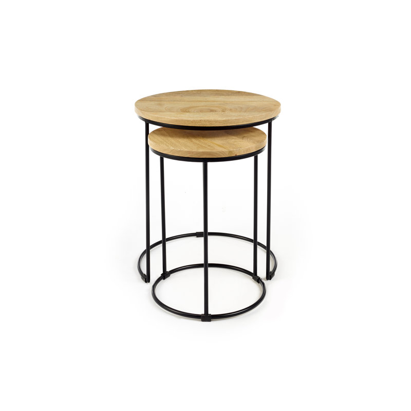 Kampsville Pedestal Nesting Tables