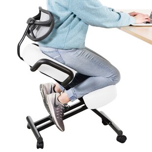 Ergonomic Kneeling Chair, Adjustable Stool for Home and Office - Improve  Your Posture with an Angled Seat - Thick Comfortable Moulded Foam Cushions  