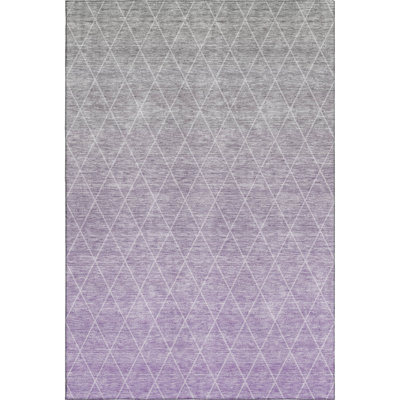 Premium Machine Washable Verrett AMF1175 Geometric Rug