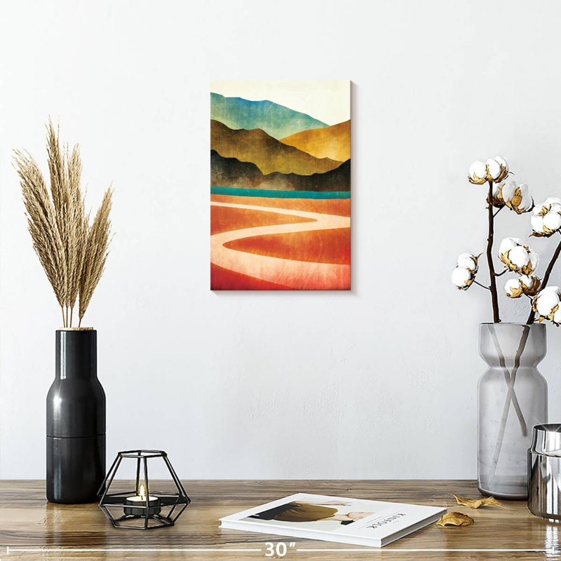 Avery Mountain Trail Abstract, 12" H x 8" W