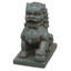 Statue de patte gauche sur boule foo-14184987